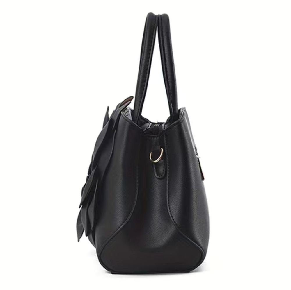 Elegant 🌼 Flower Decor convertible Bag, Satchel Casual Handbag LARGE - Picture 5 of 8